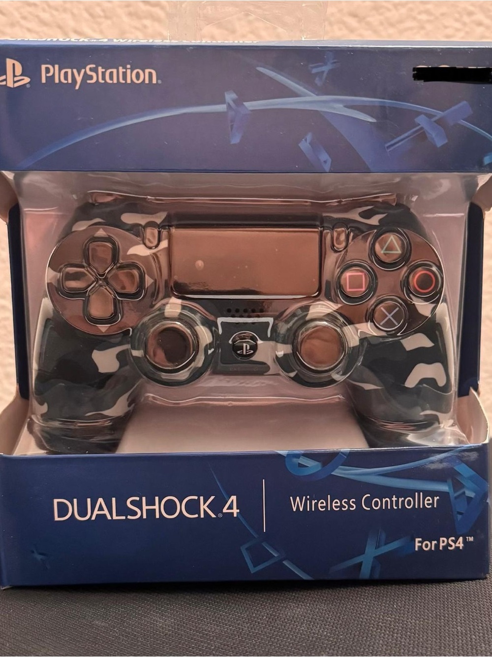 Sony DualShock 4 Wireless Controller - Green, White and black Camo PS 4